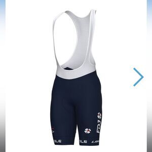GROUPAMA  MENS FDJ BIB SHORTS 2023 DARK BLUE -WHITE SIZE SMALL CYCING BIKE